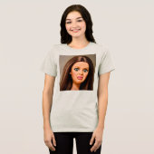Grappig Walgelijk Poppengezicht Meme T-shirt (Voorkant volledig)