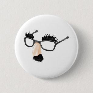 Grappig walgelijke illustratie ronde button 5,7 cm