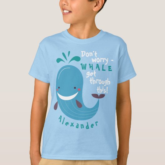 Grappig walvissen halen deze Kinderen door T-shirt (Voorkant)