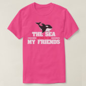 Grappig walvissen Het Zee was woedend op die dag m T-shirt (Design voorkant)