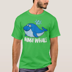 Grappig walvissen Kunst voor vrouwen Mam Orca Narw T-shirt