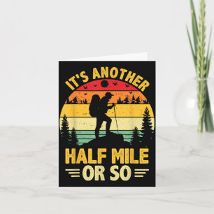 Grappig wandelen kamperen nog een halve mijl of wa kaart