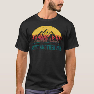 Grappig Wandelen Vintage Bergen Natuur Buiten T-shirt