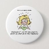 Grappig wanneer rechtbanken reporters aanvallen ronde button 7,6 cm (Voorkant)