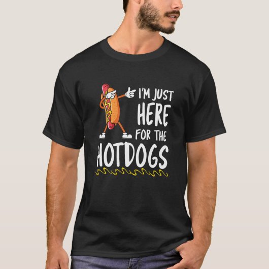 Grappig warm Hondenliefhebber dat ik hier ben voor T-shirt (Voorkant)
