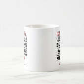 Grappig was niet bedoeld om je Buttonnen 's avonds Koffiemok (Center)