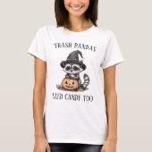 Grappig Wasbeer Halloween T-shirt (Voorkant)