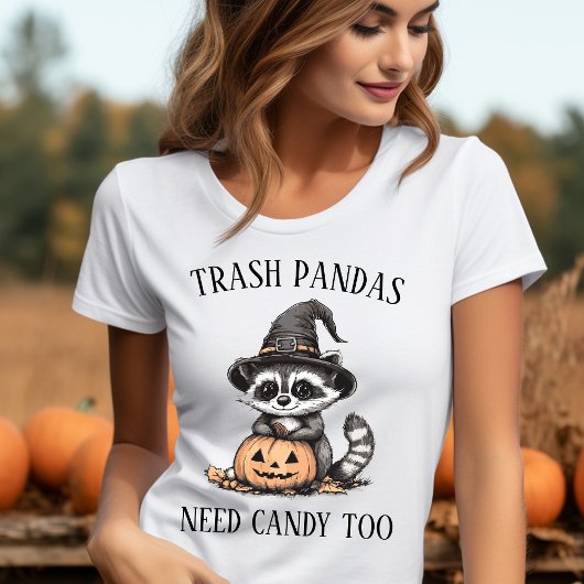 Grappig Wasbeer Halloween T-shirt