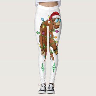 Grappig wasbeer kerst Sokken kostuum vrolijk kerst Leggings