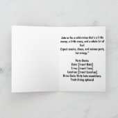 Grappig Wasbeer Prullenbak Verjaardag Ontwerp (Binnen)