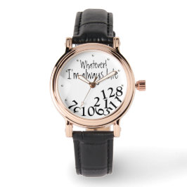 Grappig wat altijd late getallen aankijken horloge