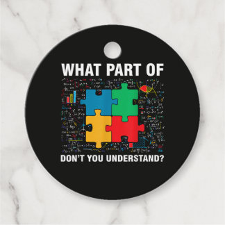 Grappig Wat Begrijp Je Niet Aan Jigsaw Puzzel Bedankjes Labels