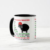 Grappig wat de aanhangers van de Trump-stemmers te Mok (Voorkant links)