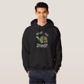 Grappig wat de Shell Pun Joke Turtle Tortoise doet Hoodie (Voorkant volledig)