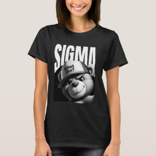 Grappig wat de Sigma Ironic Meme Brainrot citeert T-shirt
