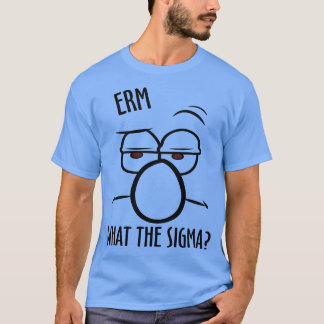 Grappig wat de Sigma Ironic Meme Brainrot citeert T-shirt