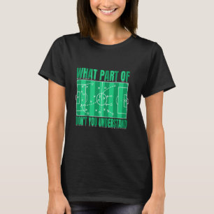 Grappig wat deel van de Voetbal je niet begrijpt. T-shirt
