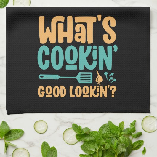 Grappig wat een goed uiterlijk op maat maakt theedoek (Gevouwen)