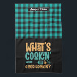 Grappig wat een goed uiterlijk op maat maakt theedoek<br><div class="desc">Grappig en cool keukenhanddoek om het koken leuker te maken. Gepersonaliseerd geschenk voor familie en vrienden die graag koken, bakken en een nieuw recept proberen in de keuken. Pas de formulering aan zodat deze bij uw gelegenheid past. U kunt het Hulpmiddel van het Ontwerp gebruiken om het doopvonttype, de doopvontkleur...</div>