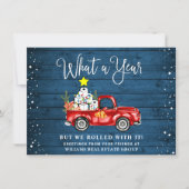 Grappig Wat een Jaar Kerst Bedrijfs- Feestdagenkaart (Voorkant)