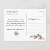 Grappig wat een jaar kerstbedrijf briefkaart (Achterkant)