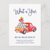 Grappig wat een jaar kerstbedrijf briefkaart (Voorkant)