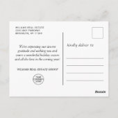 Grappig wat een jaar kerstbedrijf briefkaart (Achterkant)