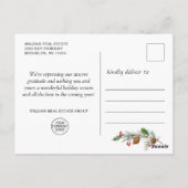 Grappig wat een jaar kerstbedrijf briefkaart (Achterkant)