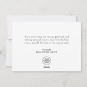 Grappig wat een jaar kerstbedrijf feestdagenkaart (Achterkant)