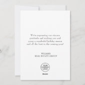 Grappig Wat een Jaar Kerstmis Bedrijfs- Feestdagenkaart (Achterkant)