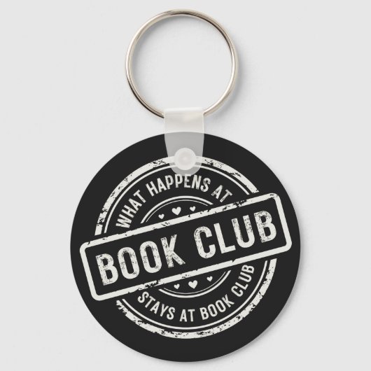 Grappig wat er gebeurt bij Book Club Personalized Sleutelhanger (Voorkant)
