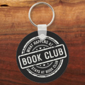 Grappig wat er gebeurt bij Book Club Personalized Sleutelhanger (Voorkant)