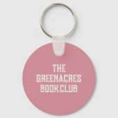 Grappig wat er gebeurt bij Book Club Pink Personal Sleutelhanger (Achterkant)