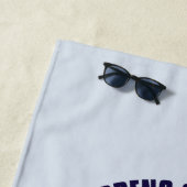 Grappig wat er gebeurt op de ponton vakantie reis strandlaken (In situ)