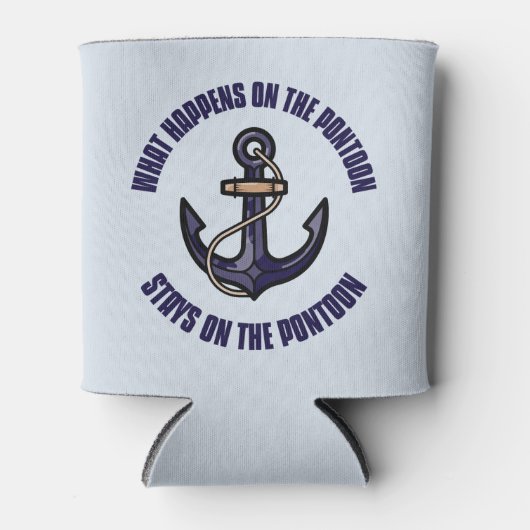 Grappig wat er gebeurt op de ponton vakantie trip blikjeskoeler (Voorkant)