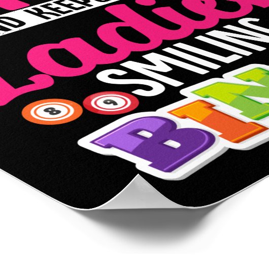 Grappig wat er is gebeurd en de dames blijft zitte poster (Hoek)