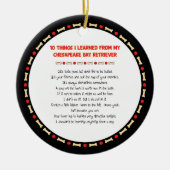 Grappig wat geleerd is van Chesapeake Bay Retrieve Keramisch Ornament (Voorkant)