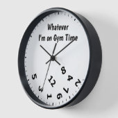 Grappig wat ik ben op Gym Time Clock (Hoek)