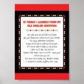 Grappig wat ik geleerd heb van de oude Engelse She Poster (Voorkant)