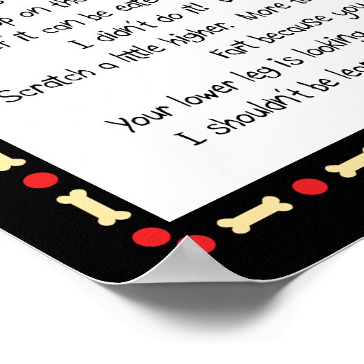 Grappig wat ik geleerd heb van Jack Russell Terrie Poster (Hoek)