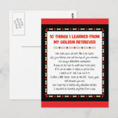 Grappig wat ik geleerd heb van mijn gouden rector. briefkaart (Voorkant / Achterkant)