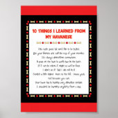 Grappig wat ik geleerd heb van mijn Havanees Poster (Voorkant)