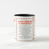 Grappig wat ik geleerd heb van mijn Italiaanse Gre Mok (Midden)