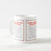 Grappig wat ik geleerd heb van mijn Newfoundland Koffiemok (Voorkant links)