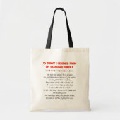 Grappig wat ik geleerd heb van mijn standaardpoel tote bag (Voorkant)