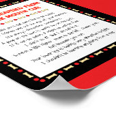 Grappig wat ik geleerd heb van mijn zwarte mond-ku poster (Hoek)