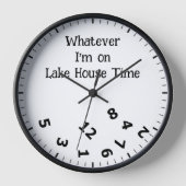 Grappig wat ik ook ben op Lake House Time Clock (Voorkant)