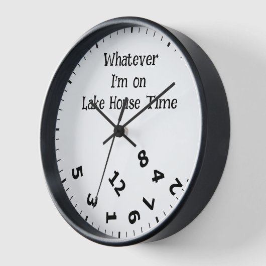 Grappig wat ik ook ben op Lake House Time Clock (Hoek)