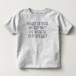 Grappig: "Wat is dit woord nu?" Kinder Shirts