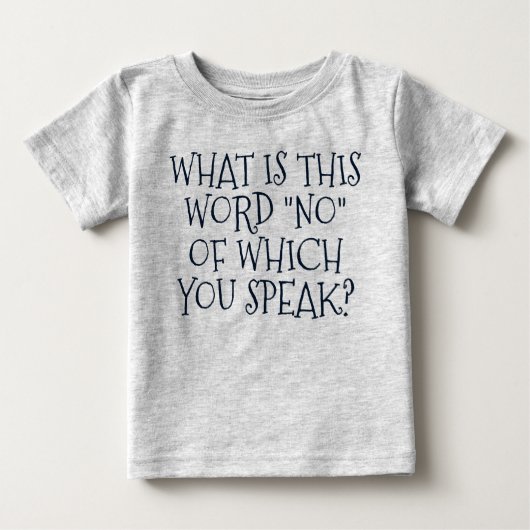 Grappig: "Wat is dit woord nu?" Kinder Shirts (Voorkant)